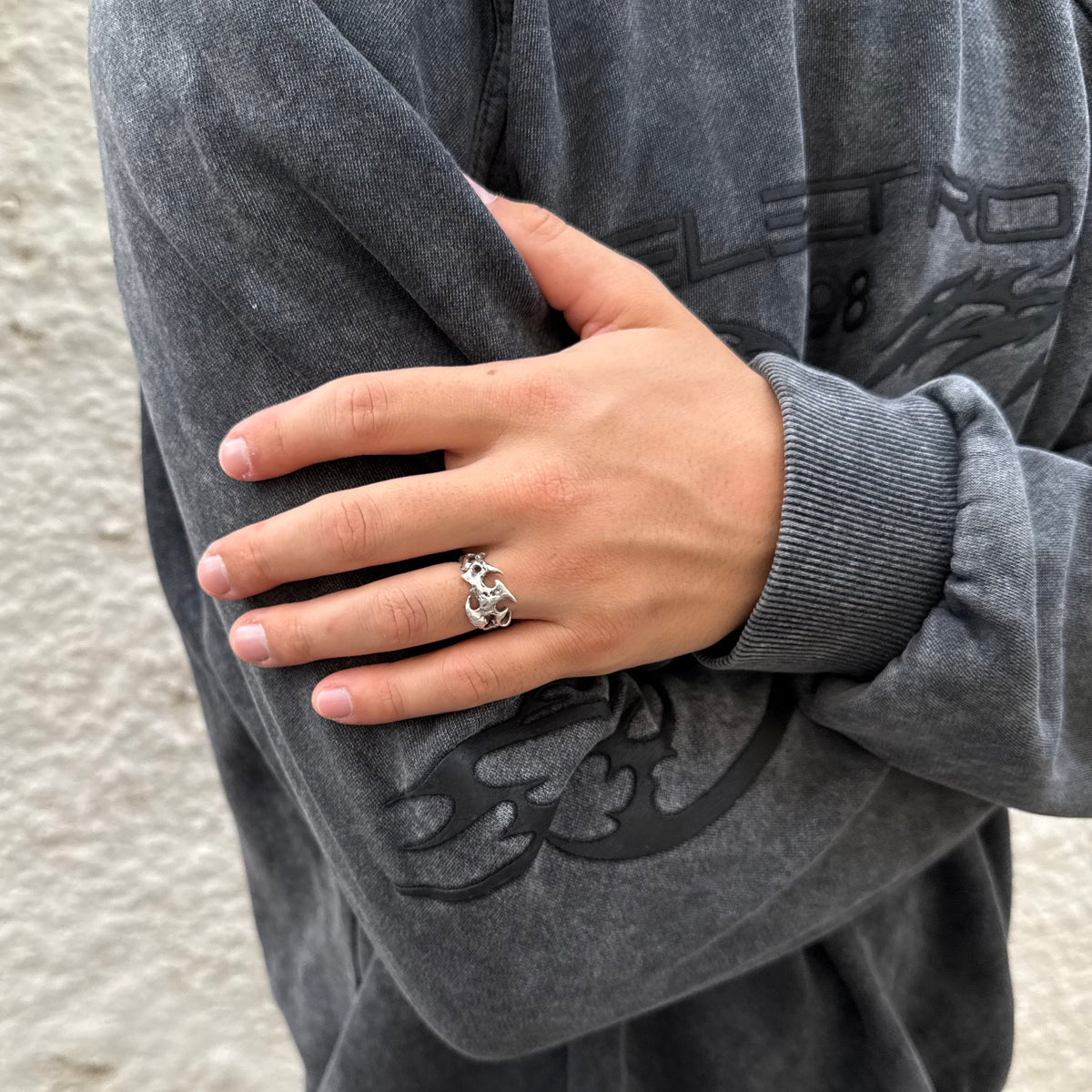 Paris - sterling silver ring