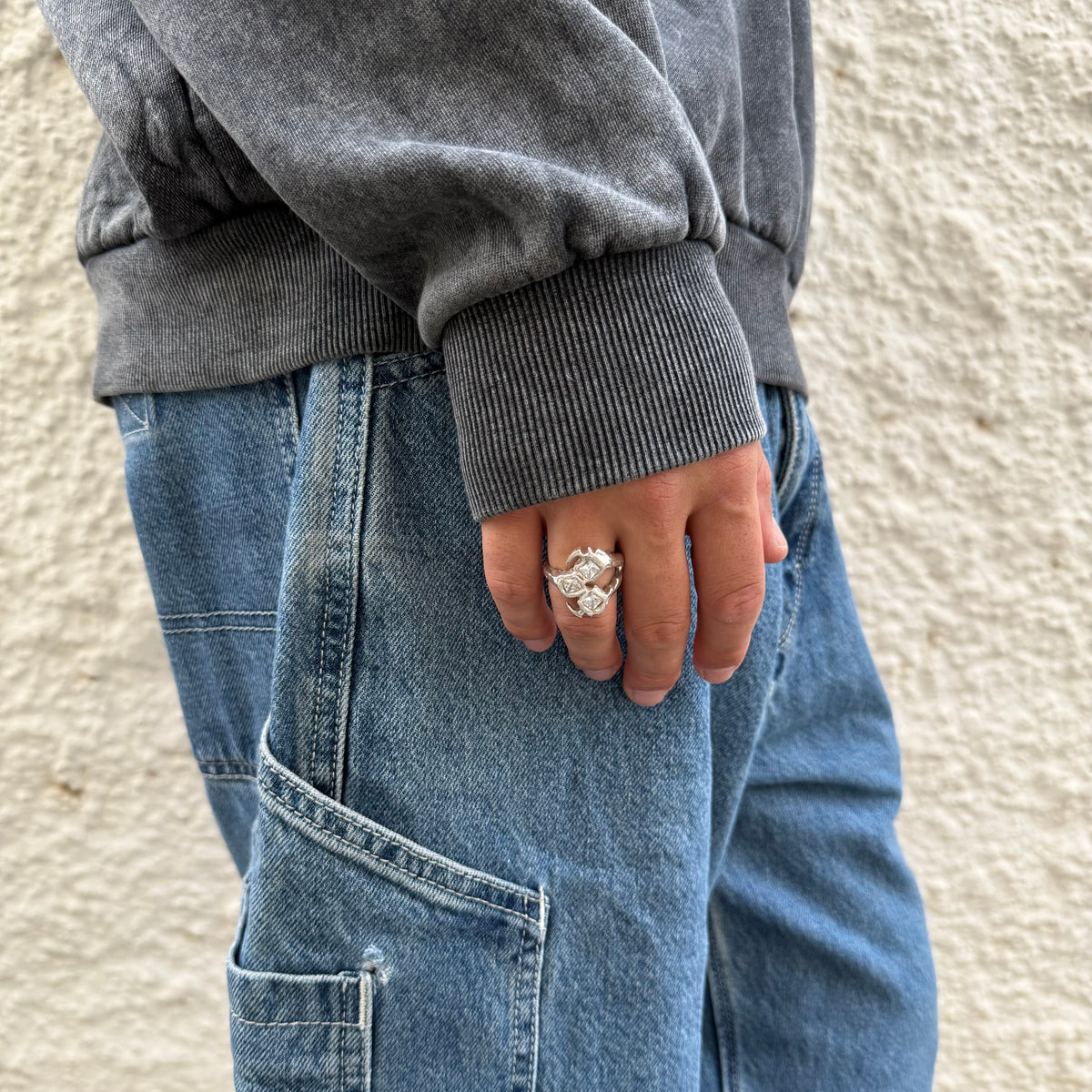 Drak - sterling silver ring