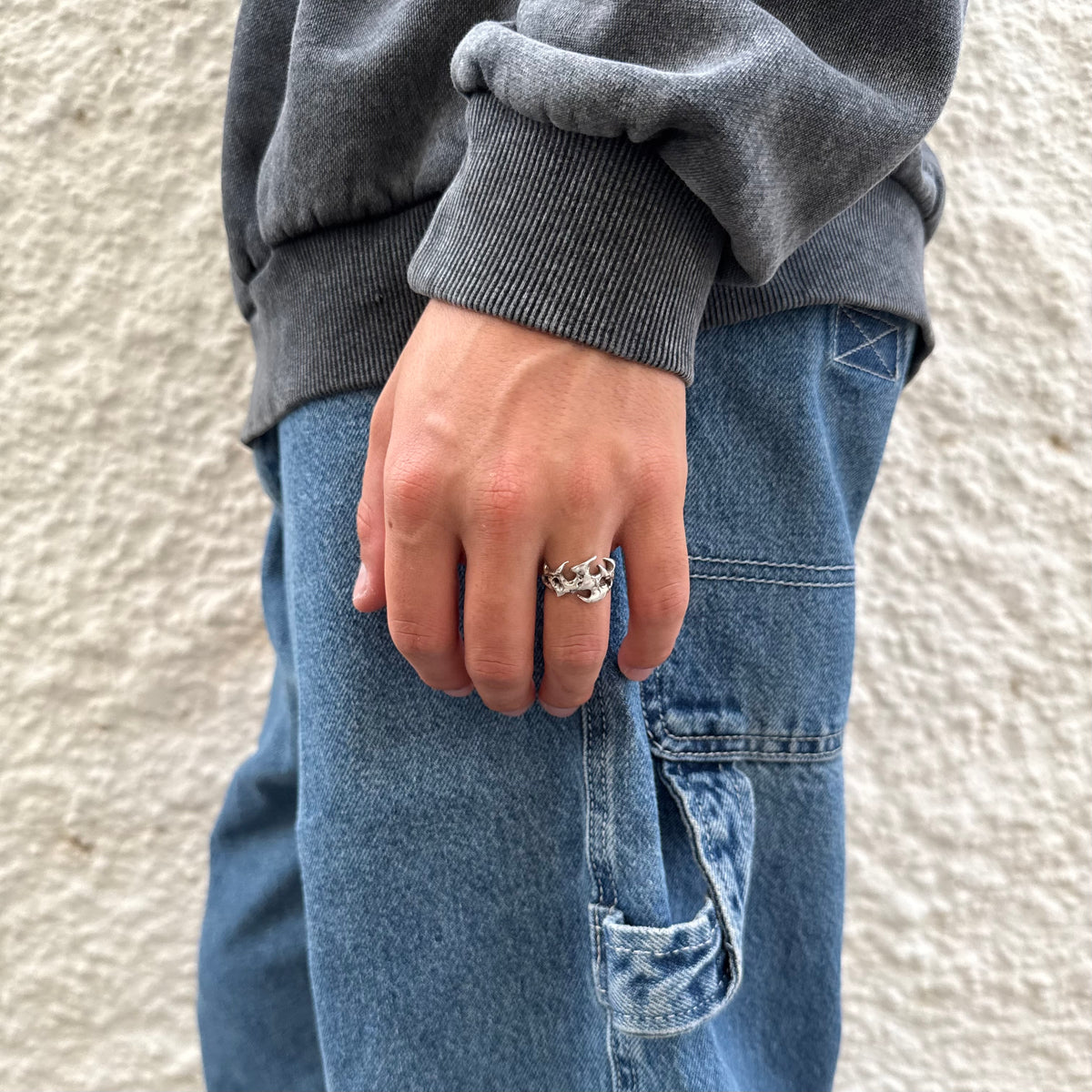 Paris - sterling silver ring