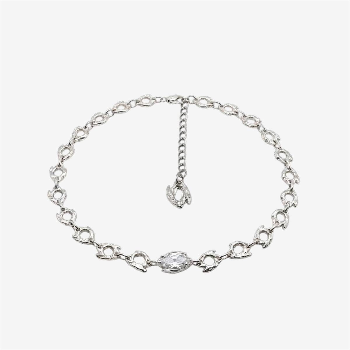 White Witch Necklace, collar de plata de ley 925 hecho a mano por ORAM Studio